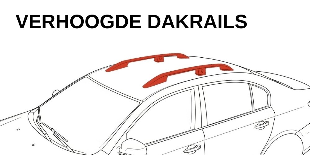 Verhoogde Dakrails